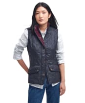 Women's Barbour Cavalry Gilet - Navy
