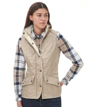 Women's Barbour Cavalry Gilet - Light Fawn