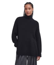 Women’s Barbour Stitch Cape Jumper - New Black