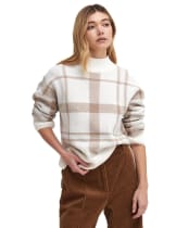 Deanna Knit - Winter White Tartan