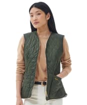 Women's Barbour Markenfield Liner - Olive / Natural
