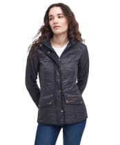 Women's Barbour Cavalry Polarquilt Jacket - Navy