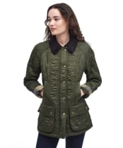 Women's Barbour Beadnell Polarquilt - Olive