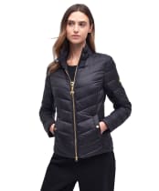 Women's Barbour International Aubern Quilted Jacket - Black