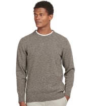 Men's Barbour Tisbury Crew Neck Sweater - Fog