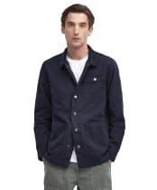 Men's Barbour Grindle Cotton Overshirt - Navy