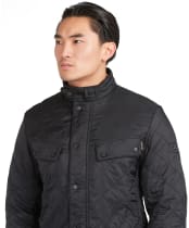 Men's Barbour International Ariel Polarquilt Jacket - Black