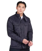 Men's Barbour International Ariel Polarquilt Jacket - Navy