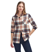 Women's Barbour Pendula Shirt - CLOUD/SPICED PUM