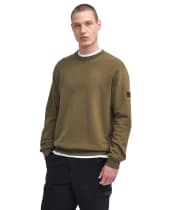 Outline Crew - Military Olive