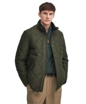 Men's Barbour Winter Chelsea Quilted Jacket - SAGE/GREENLOCH T