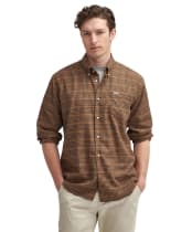 Men’s Barbour Henderson Thermo Weave Shirt - Stone