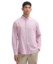 Men's Barbour Oxtown Tailored Shirt - Highland Red