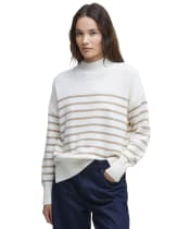Women's Barbour Shelly Knit - CLOUD/CAMEL