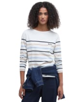 Women’s Barbour Hawkins Top - CLOUD STRIPE 12