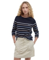 Women’s Barbour Hawkins Top - NAVY STRIPE 13