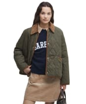 Emilia Quilt - Deep Olive / Sky Dress Tartan