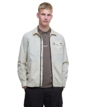 Men's Barbour International Inline Overshirt - Oyster Grey