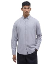 Men's Barbour Oxtown Tailored Shirt - Bitter Chocolate