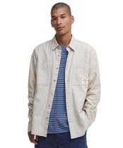 Men's Barbour Angelo Relaxed Twill Shirt - Mist