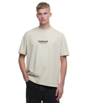 Men's Barbour International Os Formula T-Shirt - Oyster Grey