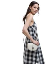 Women’s Barbour Laire Leather Saddled Bag - Light Sand