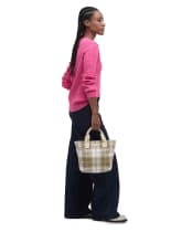 Women's Barbour Maisy Tartan Tote Bag - Safari Tartan