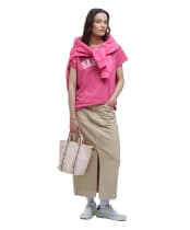 Women's Barbour Mini Madison Beach Tote Bag - Ecru