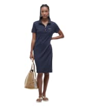 Women's Barbour Polo Dress - Navy 2
