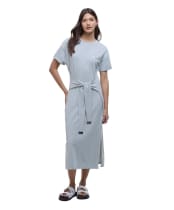Women's Barbour International Whitson Midi Dress - Light Steel Blue