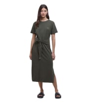 Women's Barbour International Whitson Midi Dress - Envy