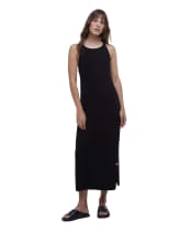 Women's Barbour International Dakota Knitted Midi Dress - Black