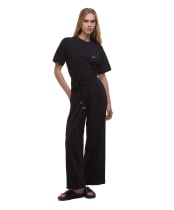 Women's Barbour International Sierra Jumpsuit - Black