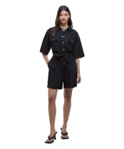 Women's Barbour International Priya Playsuit - Black