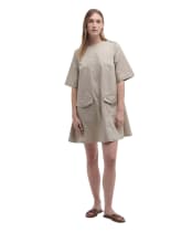 Women's Barbour Luna Mini Dress - Light Sand