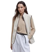 Women's Barbour Country Colton Fleece Gilet - Pearl