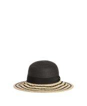 Women's Barbour Macy Braid Summer Hat - Black / Natural
