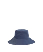 Women's Barbour Fleur Reversible Bucket Hat - Chambray / Stripe