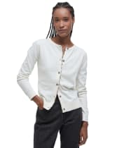 Women's Barbour Bredon Knit Sweater - CLOUD/HESSIAN