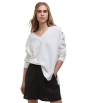 Women's Barbour International Sierra Knitted Jumper - Neutral