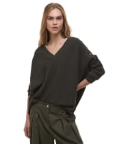 Women's Barbour International Sierra Knitted Jumper - Envy