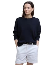 Women's Barbour Aurelia Knitted Jumper - Navy