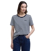 Women's Barbour Ferryside Top - Navy