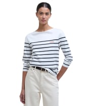 Women's Barbour Bradley Top - Cloud Stripe
