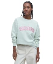 Women's Barbour Northumberland Sweatshirt - Aqua
