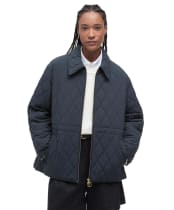 Women's Barbour Clarissa Quilted Jacket - Dark Navy / Rosemary