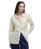 Women's Barbour Marine Shirt - Limeade Stripe