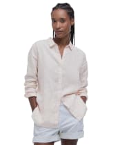 Women's Barbour Marine Shirt - PRIMROSE PINK ST