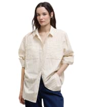 Women's Barbour Millie Shirt - Chartreuse Stripe