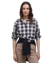 Women's Barbour Edda Shirt - Gardenia Tartan